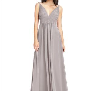 Light grayish purple long gown
